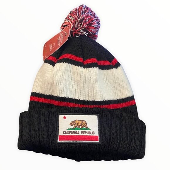 American Needle Knit Cali Bear Beanie Toque Hat Nordstrom Super Soft New NEW - Picture 2 of 8